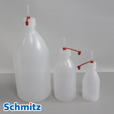 1000 ml cilindrische fles met druppelsluiting