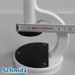 Schliffpresse zum planen Aufkitten von metallographischen Proben