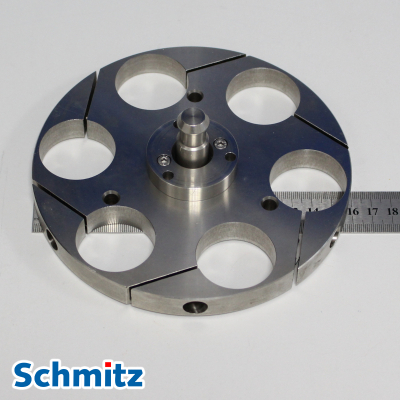 Porte-échantillon central 6x40 mm pour Tegramin-25, état neuf