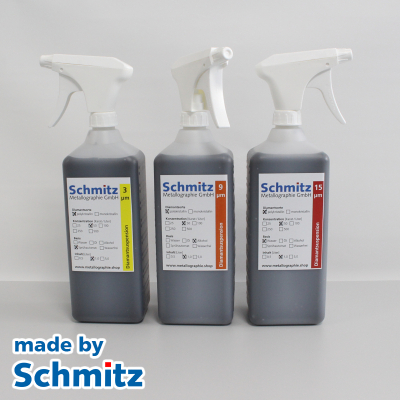 Diamantspray polykristallijn 0,25 µm, 500 ct/L, 500 mL met pompfles