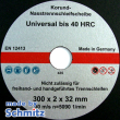 Discos de corte húmedo Ø 300x2,0x32 mm Universal hasta 40 HRC