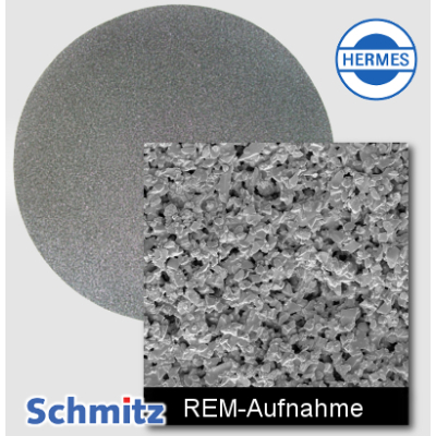 SiC abrasive paper Hermes, Ø 300 mm, grit P4000. VE = 100 sheet