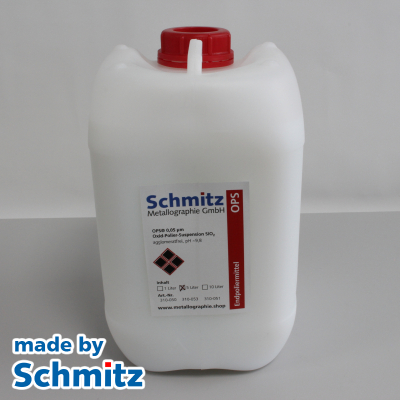 OPS <0.05 µm, 20 litres, agglomerate-free, pH~9.8, SiO2 (oxide polishing slurry)