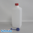 1000 ml square bottle with screw cap