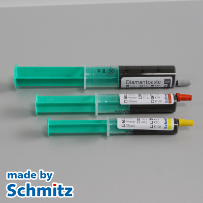 Diamantpaste polykristallin K10, 0,25 µm Ölbasis 20 g Spritze