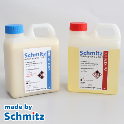 VariKEM 100, 1 Satz (je 1 kg Flüssigkeit A+B, 10 Becher,...