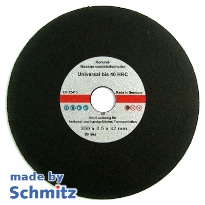Natdoorslijpschijven Ø350x2,5x32 mm voor grondstoffen tot...