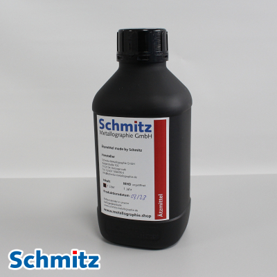 1000 mL Flasche chemikalienbeständig, PP mit UN-Zulassung zylindrisch mit Schraubverschluss (für Ätzmittel)