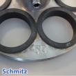 Single specimen holder D= 50 mm with reduction rings to...