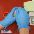 Nitrile gloves disposable powder-free, PU= 100 pcs. S (6-7)